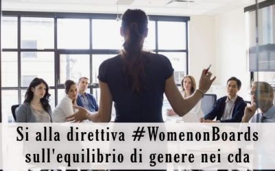 Gd Basilicata: Sì alla direttiva #WomenonBoards sull’equilibrio di genere nei cda