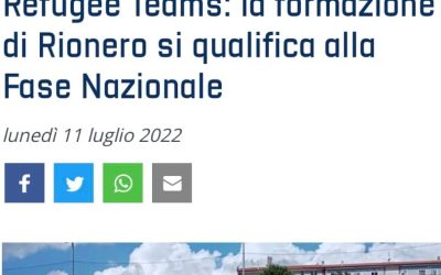 Giuseppe Mollica Pd Basilicata: Refugee Teams si qualifica alla fase Nazionale