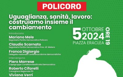 Festa dell’Unità a Policoro: Un Momento di Confronto per il Futuro della Basilicata