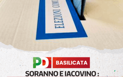 Soranno e Iacovino: “Cifarelli persona giusta per guidare Matera e la sua Provincia”