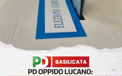 Il PD di Oppido Lucano sostiene Roberto Cifarelli: “Ti aspettiamo alla Festa de L’Unità da Sindaco di Matera”