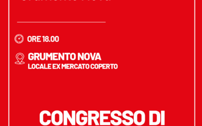 Congresso di Circolo a Grumento Nova: il PD continua il suo percorso di rinnovamento territoriale