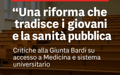 Medicina, altro che svolta: una riforma gattopardiana che illude giovani e pazienti.