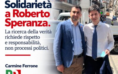 Ferrone (PD): «Solidarietà a Roberto Speranza. La ricerca della verità richiede rispetto e responsabilità, non processi politici»